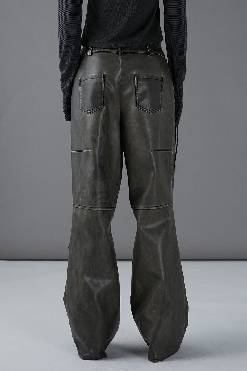 【プランク プロジェクト/PRANK PROJECT】のレースアップヴィーガンレザーパンツ / Lace-Up Vegan Leather Pants 人気、トレンドファッション・服の通販 founy(ファニー) 　ファッション　Fashion　レディースファッション　Fashion for Women　パンツ　Pants & Trousers　おすすめ　Recommended / Our Picks　シンプル　Simple, Minimal　チュニック　Tunic, Long Top　冬　Winter / This Winter　other-5|ID: prp329100004608508 ipo3291000000032941442