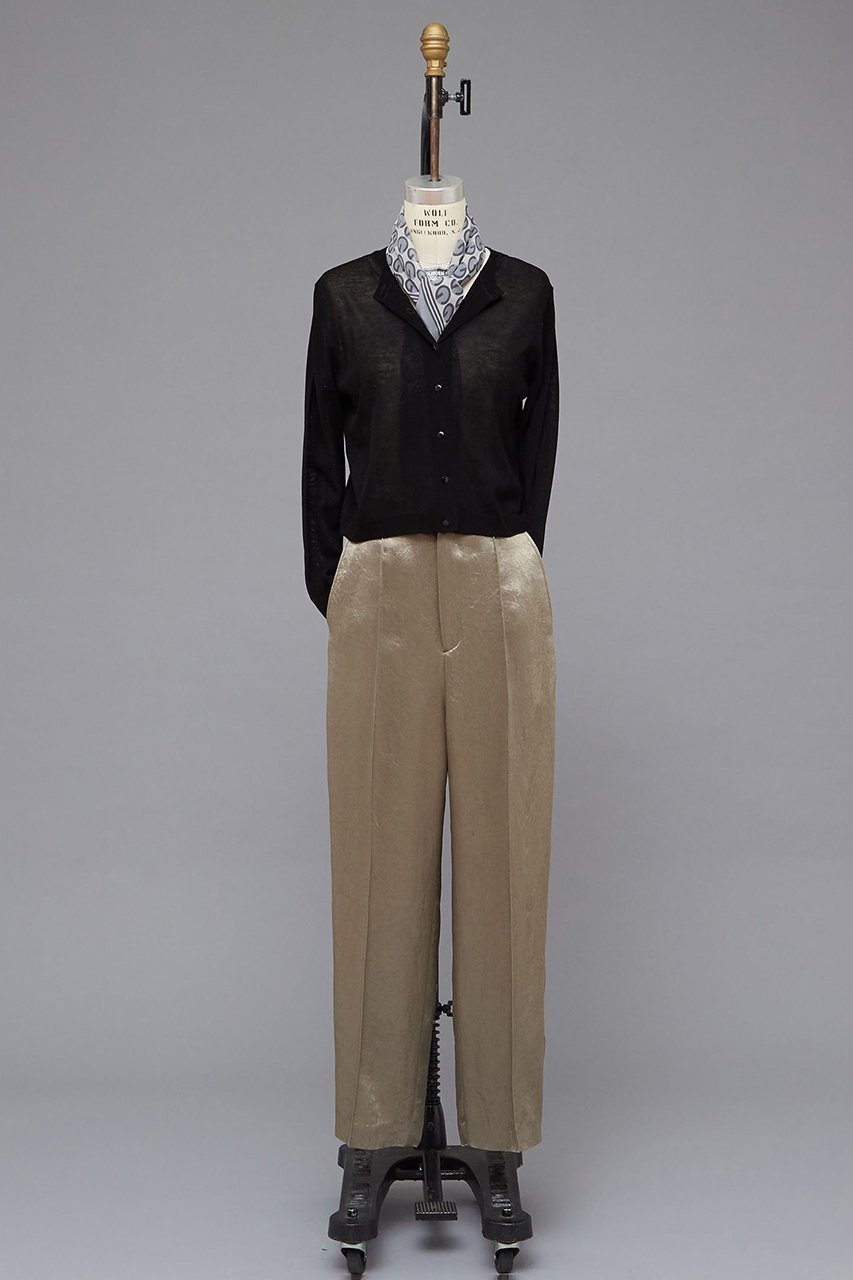 【マルティニーク/martinique】の【l heritage martinique】SHARBETクルーネックカーディガン 人気、トレンドファッション・服の通販 founy(ファニー) 　ファッション　Fashion　レディースファッション　Fashion for Women　トップス・カットソー　Cut & Sew Tops　ニット　Knit Tops & Sweaters　カーディガン・羽織り　Layered Style Cardigans　ヴィンテージ　Vintage Style　カーディガン　Cardigan, Knitwear　コンパクト　Compact, Small Size　シルク　Silk, 100% Silk　スタンダード　Standard, Basic　ツイスト　Tweed, Tweed Fabric　定番　Standard, Basic Item　ベーシック　Basic, Essential　other-2|ID: prp329100004608510 ipo3291000000032941440