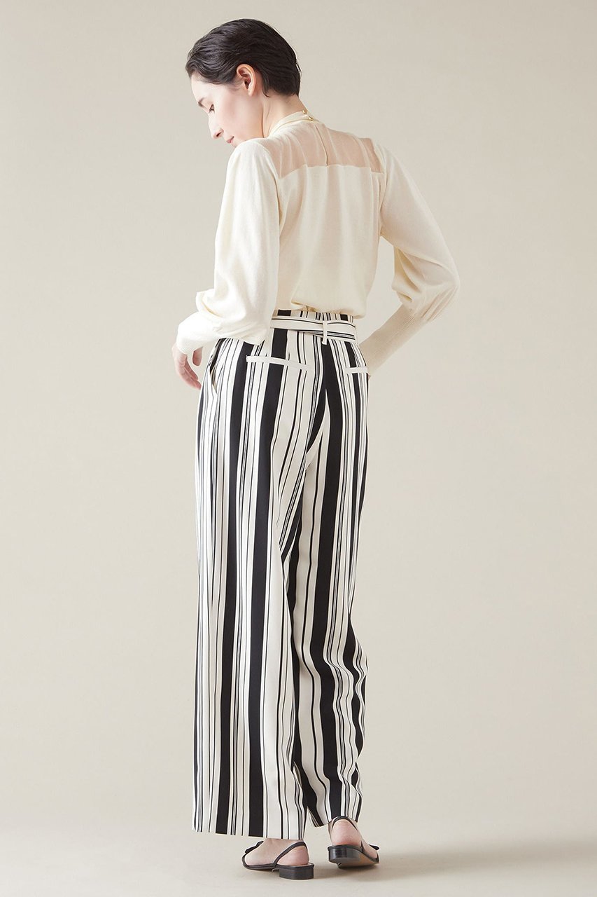 【マルティニーク/martinique】のコントラストプルオーバー 人気、トレンドファッション・服の通販 founy(ファニー) 　ファッション　Fashion　レディースファッション　Fashion for Women　トップス・カットソー　Cut & Sew Tops　ニット　Knit Tops & Sweaters　カジュアルプルオーバー・ニットトップス　Pullovers & Knit Tops / Casual Pullovers　シアー　Sheer, See-Through　ハイネック　High Neck, Mock Neck　夏　Summer　other-6|ID: prp329100004608512 ipo3291000000035042270