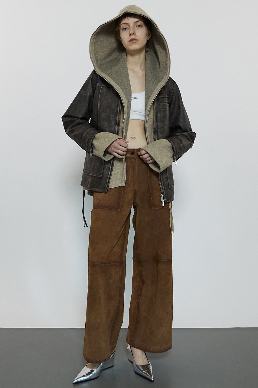 【メゾンスペシャル/MAISON SPECIAL】のReal Suede Pants/リアルスエードパンツ 人気、トレンドファッション・服の通販 founy(ファニー) 　ファッション　Fashion　レディースファッション　Fashion for Women　パンツ　Pants & Trousers　オイル　Body Oil　クール　Cool, Chic　シンプル　Simple, Minimal　ストレート　Straight, Straight Cut　セットアップ　Set-Up, Coordinated Outfit　リアル　Real, Realistic　ヴィンテージ　Vintage Style　other-8|ID: prp329100004608514 ipo3291000000032941625