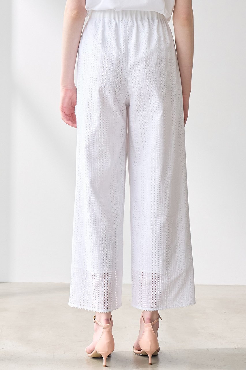 【アナイ/ANAYI】のレース刺繍タックパンツ 人気、トレンドファッション・服の通販 founy(ファニー) 　ファッション　Fashion　レディースファッション　Fashion for Women　パンツ　Pants & Trousers　おすすめ　Recommended / Our Picks　グラデーション　Gradient, Ombre　ジャケット　Jacket, Outerwear　ストライプ　Stripe, Striped Pattern　セットアップ　Set-Up, Coordinated Outfit　ドット　Polka Dot, Dot Pattern　フラワー　Flower, Floral　モダン　Modern, Contemporary　リラックス　Relax, Relaxed Fit　レース　Lace, Lace Fabric　ワイド　Wide, Wide Fit　ワーク　Workwear, Utility Style　other-7|ID: prp329100004608516 ipo3291000000032941601