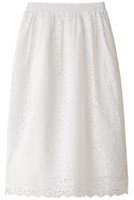 【マリリンムーン/MARILYN MOON】のAラインタックレーススカート 人気、トレンドファッション・服の通販 founy(ファニー) ファッション Fashion レディースファッション Fashion for Women スカート Skirts ロングスカート Long Skirts / Maxi & Midi Skirts おすすめ Recommended / Our Picks シアー Sheer, See-Through ジャケット Jacket, Outerwear セットアップ Set-Up, Coordinated Outfit チュール Tulip, Tulip Motif レース Lace, Lace Fabric ロング Long, Long-Length 夏 Summer 春 Spring S/S・春夏 SS, Spring/Summer, Warm Season |ID:prp329100004608518