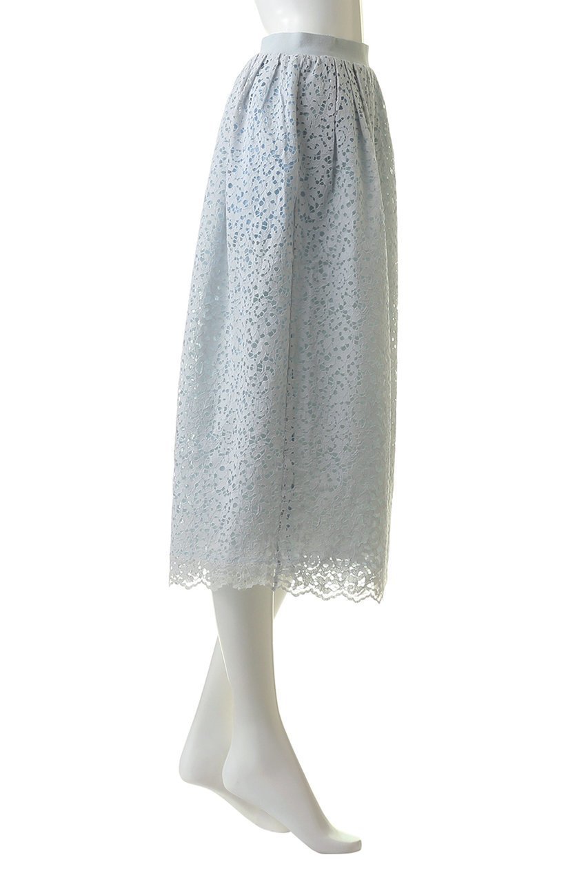 【マリリンムーン/MARILYN MOON】のAラインタックレーススカート 人気、トレンドファッション・服の通販 founy(ファニー) 　ファッション　Fashion　レディースファッション　Fashion for Women　スカート　Skirts　ロングスカート　Long Skirts / Maxi & Midi Skirts　おすすめ　Recommended / Our Picks　シアー　Sheer, See-Through　ジャケット　Jacket, Outerwear　セットアップ　Set-Up, Coordinated Outfit　チュール　Tulip, Tulip Motif　レース　Lace, Lace Fabric　ロング　Long, Long-Length　夏　Summer　春　Spring　S/S・春夏　SS, Spring/Summer, Warm Season　other-3|ID: prp329100004608518 ipo3291000000035550988