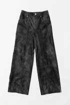 【プランク プロジェクト/PRANK PROJECT】のイタリアンフェイクレザーウォッシュパンツ / Italian faux Leather BLK(ブラック)|ID: prp329100004608528 ipo3291000000035055838
