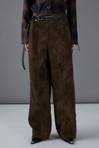 【プランク プロジェクト/PRANK PROJECT】のイタリアンフェイクレザーウォッシュパンツ / Italian faux Leather BRN(ブラウン)|ID: prp329100004608528 ipo3291000000035055839