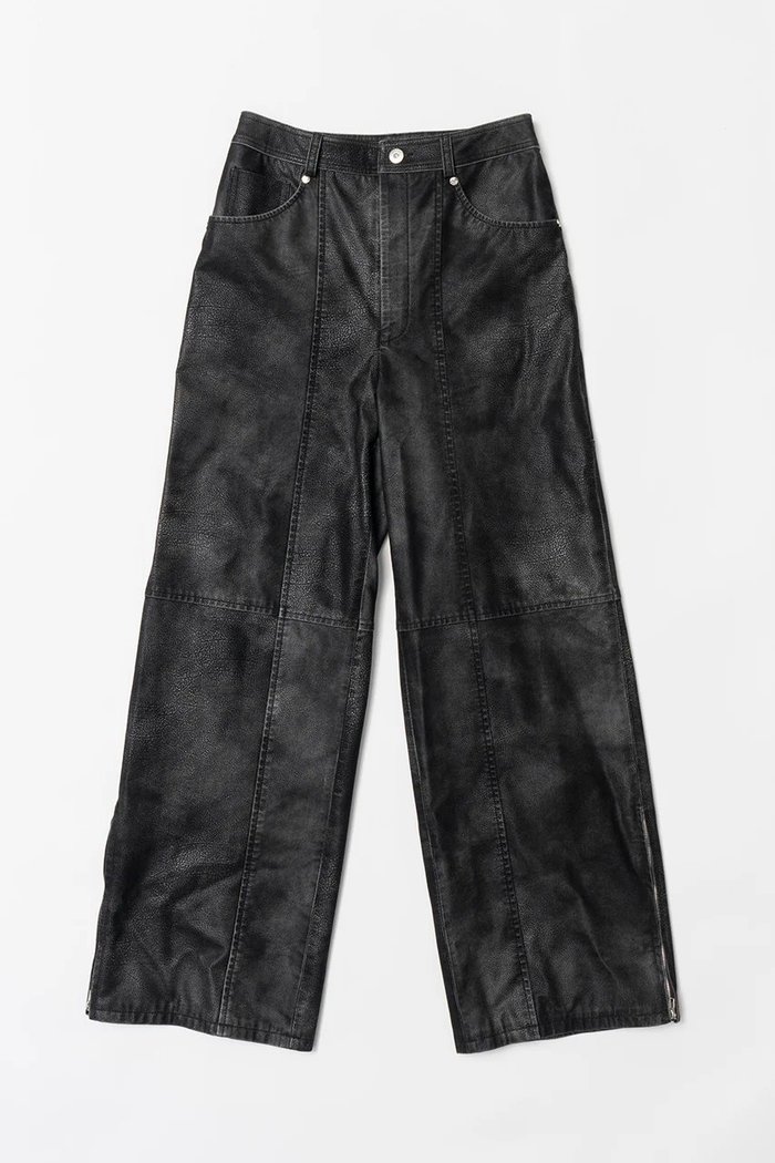 【プランク プロジェクト/PRANK PROJECT】のイタリアンフェイクレザーウォッシュパンツ / Italian faux Leather インテリア・キッズ・メンズ・レディースファッション・服の通販 founy(ファニー) https://founy.com/ ファッション Fashion レディースファッション Fashion for Women パンツ Pants & Trousers ビンテージ Vintage, Retro Style ピーチ Peach, Soft Touch リアル Real, Realistic ルーズ Loose, Oversized |ID: prp329100004608528 ipo3291000000035333984