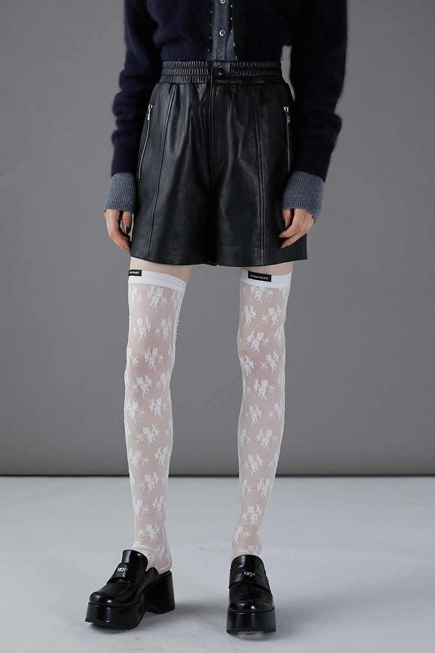 【プランク プロジェクト/PRANK PROJECT】のレザーショーツ / Leather Shorts 人気、トレンドファッション・服の通販 founy(ファニー) 　ファッション　Fashion　レディースファッション　Fashion for Women　パンツ　Pants & Trousers　ショートパンツ・ハーフパンツ　High-Waisted & Relaxed Shorts　ショーツ　Shorts, Short Pants　ショート　Short, Short Length　ソックス　Socks, Hosiery　タイツ　Tights, Legwear　other-5|ID: prp329100004608534 ipo3291000000032942186