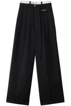【プランク プロジェクト/PRANK PROJECT】のウーステッドベルトタックパンツ/Worsted Belted Tuck Pants BLK(ブラック)|ID: prp329100004608559 ipo3291000000032943024