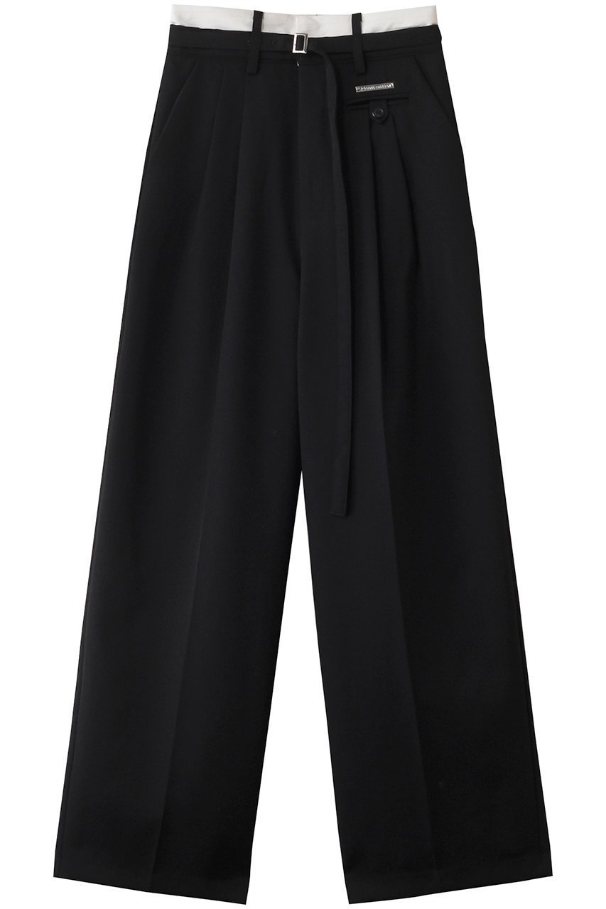 【プランク プロジェクト/PRANK PROJECT】のウーステッドベルトタックパンツ/Worsted Belted Tuck Pants インテリア・キッズ・メンズ・レディースファッション・服の通販 founy(ファニー) 　ファッション　Fashion　レディースファッション　Fashion for Women　パンツ　Pants & Trousers　ベルト&ウエストマーク　Belts & Waist Accessories　おすすめ　Recommended / Our Picks　コンパクト　Compact, Small Size　バランス　Balance, Style Balance　マニッシュ　Mannish, Boyish　BLK(ブラック)|ID: prp329100004608559 ipo3291000000032943024