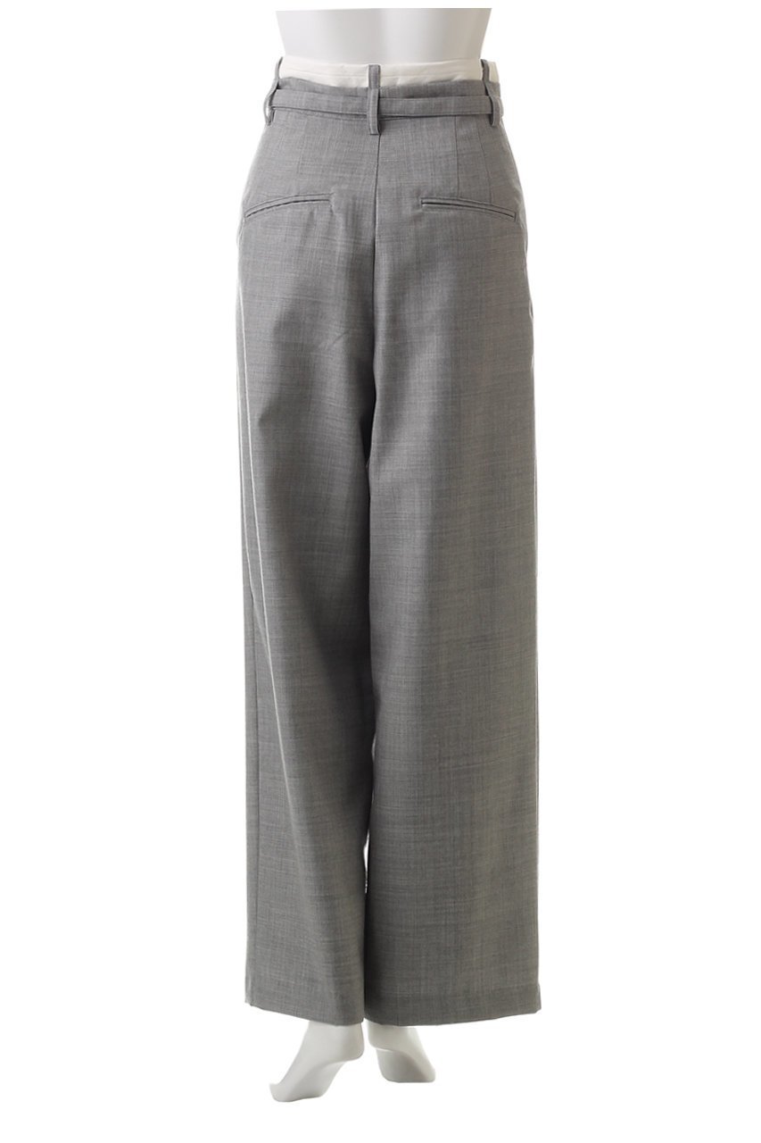 【プランク プロジェクト/PRANK PROJECT】のウーステッドベルトタックパンツ/Worsted Belted Tuck Pants 人気、トレンドファッション・服の通販 founy(ファニー) 　ファッション　Fashion　レディースファッション　Fashion for Women　パンツ　Pants & Trousers　ベルト&ウエストマーク　Belts & Waist Accessories　おすすめ　Recommended / Our Picks　コンパクト　Compact, Small Size　バランス　Balance, Style Balance　マニッシュ　Mannish, Boyish　other-4|ID: prp329100004608559 ipo3291000000032943046