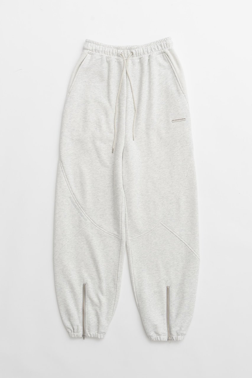 【プランク プロジェクト/PRANK PROJECT】のラウンドカットスウェットパンツ / Round Cut Sweatpants インテリア・キッズ・メンズ・レディースファッション・服の通販 founy(ファニー) 　ファッション　Fashion　レディースファッション　Fashion for Women　パンツ　Pants & Trousers　おすすめ　Recommended / Our Picks　カッティング　Cutting Detail　ジップ　Zip, Zipper　スリット　Slit, Slit Detail　パーカー　Hoodie, Parka　ラウンド　Round, Round Neck　GRY(グレー)|ID: prp329100004608564 ipo3291000000032943086