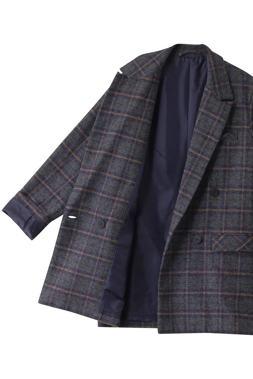 【スリー ドッツ/three dots】のコットンツイードジャケット 人気、トレンドファッション・服の通販 founy(ファニー) 　ファッション　Fashion　レディースファッション　Fashion for Women　アウター　Coat / Outerwear Collection　レディースジャケット・軽アウター　Jackets　おすすめ　Recommended / Our Picks　ジャケット　Jacket, Outerwear　セットアップ　Set-Up, Coordinated Outfit　チェック　Check, Plaid, Tartan　ツイード　Twill, Twill Weave　秋　Autumn　other-6|ID: prp329100004608565 ipo3291000000032943127
