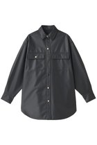 【スリー ドッツ/three dots】のフェイクレザーシャツ 人気、トレンドファッション・服の通販 founy(ファニー) ファッション Fashion レディースファッション Fashion for Women トップス・カットソー Cut & Sew Tops シャツ・ブラウス・オフィスカジュアル Elegant Blouses & Button-Ups おすすめ Recommended / Our Picks シンプル Simple, Minimal スリーブ Sleeve, Long Sleeve / Short Sleeve セットアップ Set-Up, Coordinated Outfit ロング Long, Long-Length A/W・秋冬 Autumn/Winter 羽織 Haori, Light Jacket 長袖 Long Sleeve, Full Sleeve thumbnail チャコールグレー|ID: prp329100004608567 ipo3291000000035064198