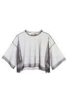 【マルティニーク/martinique】の【l heritage martinique】ポリエステルシアーショートTee パープル|ID: prp329100004608568 ipo3291000000032943359