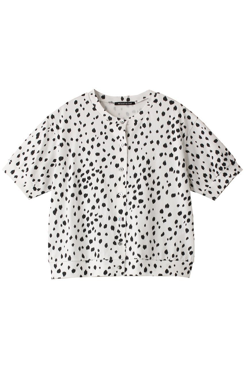 【ミズイロ インド/mizuiro ind】のanimal print short カーディガン インテリア・キッズ・メンズ・レディースファッション・服の通販 founy(ファニー) 　ファッション　Fashion　レディースファッション　Fashion for Women　トップス・カットソー　Cut & Sew Tops　ニット　Knit Tops & Sweaters　カーディガン・羽織り　Layered Style Cardigans　おすすめ　Recommended / Our Picks　アニマル　Animal Print　カーディガン　Cardigan, Knitwear　ショート　Short, Short Length　トレンド　Trend, Trending Now　ドット　Polka Dot, Dot Pattern　バランス　Balance, Style Balance　フェミニン　Feminine, Girly　off white|ID: prp329100004608570 ipo3291000000032943487