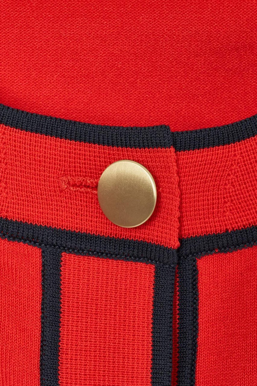 【アナイ/ANAYI】のハイツイストコットンナイロンボーダーカーディガン 人気、トレンドファッション・服の通販 founy(ファニー) 　ファッション　Fashion　レディースファッション　Fashion for Women　トップス・カットソー　Cut & Sew Tops　ニット　Knit Tops & Sweaters　カーディガン・羽織り　Layered Style Cardigans　カーディガン　Cardigan, Knitwear　コンパクト　Compact, Small Size　ボーダー　Border, Stripe　メタル　Metal, Metal Parts　other-5|ID: prp329100004608581 ipo3291000000032943794