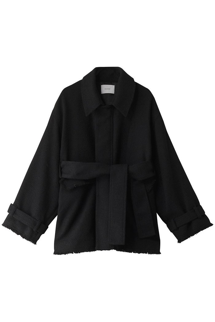 【マノフ/MANOF】のTWEED MIDI COAT コート/ブルゾン インテリア・キッズ・メンズ・レディースファッション・服の通販 founy(ファニー) https://founy.com/ ファッション Fashion レディースファッション Fashion for Women アウター Coat / Outerwear Collection コート・ロングコート・ピーコート Long Coats, Peacoats & More ブルゾンジャケット・スポーティアウター Blouson Jackets おすすめ Recommended / Our Picks ショート Short, Short Length バランス Balance, Style Balance フリンジ Fringe, Tassel ブルゾン Blouson, Bomber Jacket |ID: prp329100004608582 ipo3291000000032943759