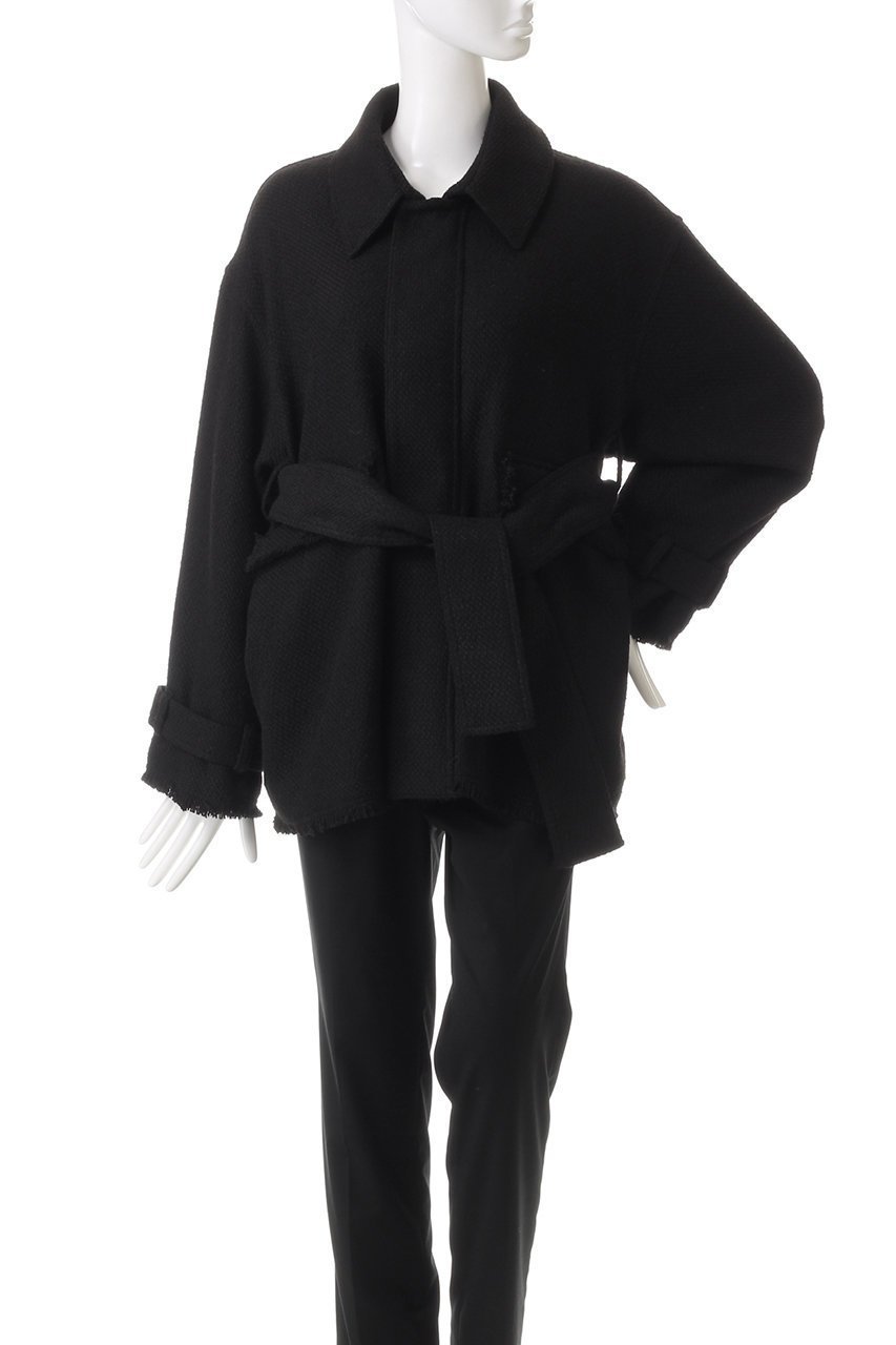 【マノフ/MANOF】のTWEED MIDI COAT コート/ブルゾン 人気、トレンドファッション・服の通販 founy(ファニー) 　ファッション　Fashion　レディースファッション　Fashion for Women　アウター　Coat / Outerwear Collection　コート・ロングコート・ピーコート　Long Coats, Peacoats & More　ブルゾンジャケット・スポーティアウター　Blouson Jackets　おすすめ　Recommended / Our Picks　ショート　Short, Short Length　バランス　Balance, Style Balance　フリンジ　Fringe, Tassel　ブルゾン　Blouson, Bomber Jacket　other-2|ID: prp329100004608582 ipo3291000000032943773