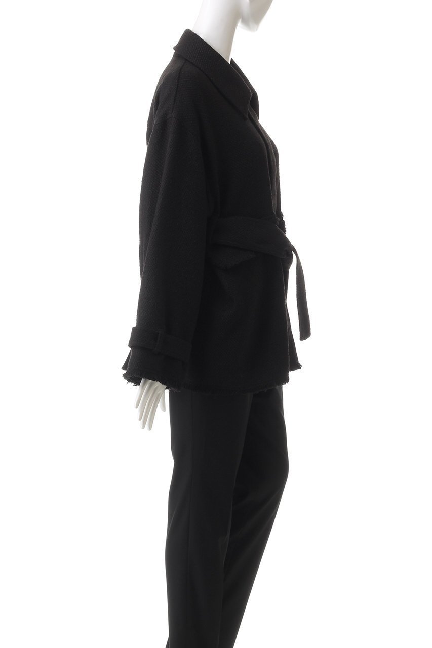 【マノフ/MANOF】のTWEED MIDI COAT コート/ブルゾン 人気、トレンドファッション・服の通販 founy(ファニー) 　ファッション　Fashion　レディースファッション　Fashion for Women　アウター　Coat / Outerwear Collection　コート・ロングコート・ピーコート　Long Coats, Peacoats & More　ブルゾンジャケット・スポーティアウター　Blouson Jackets　おすすめ　Recommended / Our Picks　ショート　Short, Short Length　バランス　Balance, Style Balance　フリンジ　Fringe, Tassel　ブルゾン　Blouson, Bomber Jacket　other-3|ID: prp329100004608582 ipo3291000000032943779