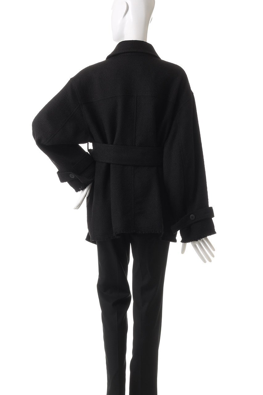 【マノフ/MANOF】のTWEED MIDI COAT コート/ブルゾン 人気、トレンドファッション・服の通販 founy(ファニー) 　ファッション　Fashion　レディースファッション　Fashion for Women　アウター　Coat / Outerwear Collection　コート・ロングコート・ピーコート　Long Coats, Peacoats & More　ブルゾンジャケット・スポーティアウター　Blouson Jackets　おすすめ　Recommended / Our Picks　ショート　Short, Short Length　バランス　Balance, Style Balance　フリンジ　Fringe, Tassel　ブルゾン　Blouson, Bomber Jacket　other-4|ID: prp329100004608582 ipo3291000000032943785