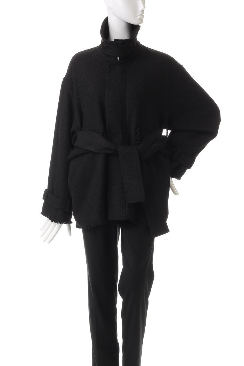 【マノフ/MANOF】のTWEED MIDI COAT コート/ブルゾン 人気、トレンドファッション・服の通販 founy(ファニー) 　ファッション　Fashion　レディースファッション　Fashion for Women　アウター　Coat / Outerwear Collection　コート・ロングコート・ピーコート　Long Coats, Peacoats & More　ブルゾンジャケット・スポーティアウター　Blouson Jackets　おすすめ　Recommended / Our Picks　ショート　Short, Short Length　バランス　Balance, Style Balance　フリンジ　Fringe, Tassel　ブルゾン　Blouson, Bomber Jacket　other-7|ID: prp329100004608582 ipo3291000000032943807