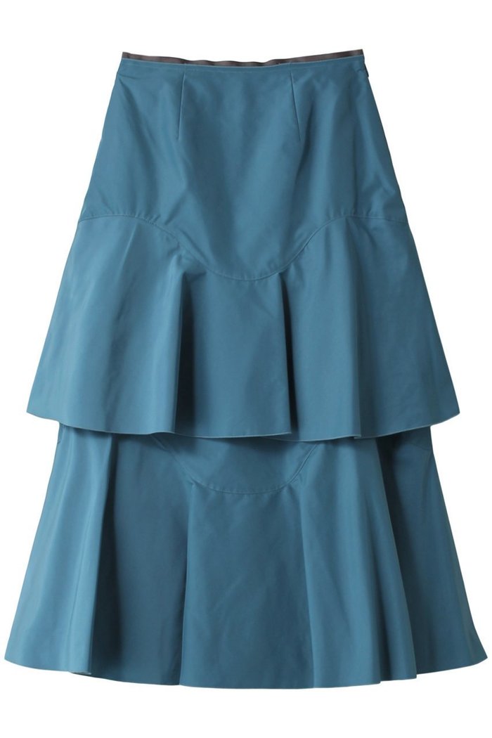 【ランバン オン ブルー/LANVIN en Bleu】のメモリータッサーカーブティアードスカート インテリア・キッズ・メンズ・レディースファッション・服の通販 founy(ファニー) https://founy.com/ ファッション Fashion レディースファッション Fashion for Women スカート Skirts ティアードスカート Tiered Skirts ロングスカート Long Skirts / Maxi & Midi Skirts パーティ Party, Party Style ラッフル Ruffle, Frill ロング Long, Long-Length |ID: prp329100004608592 ipo3291000000032944103
