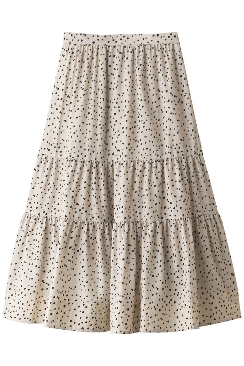 【エリオポール/heliopole】のLEOPARD&DALMATIAN フレアスカート インテリア・キッズ・メンズ・レディースファッション・服の通販 founy(ファニー) 　ファッション　Fashion　レディースファッション　Fashion for Women　スカート　Skirts　Aライン・フレアスカート　A-Line & Flared Skirts　ロングスカート　Long Skirts / Maxi & Midi Skirts　おすすめ　Recommended / Our Picks　アニマル　Animal Print　セットアップ　Set-Up, Coordinated Outfit　パーティ　Party, Party Style　フレア　Flare, Flared　レオパード　Leopard, Animal Print　ロング　Long, Long-Length　エレガント 上品　Elegant　アイボリー|ID: prp329100004608595 ipo3291000000035469459