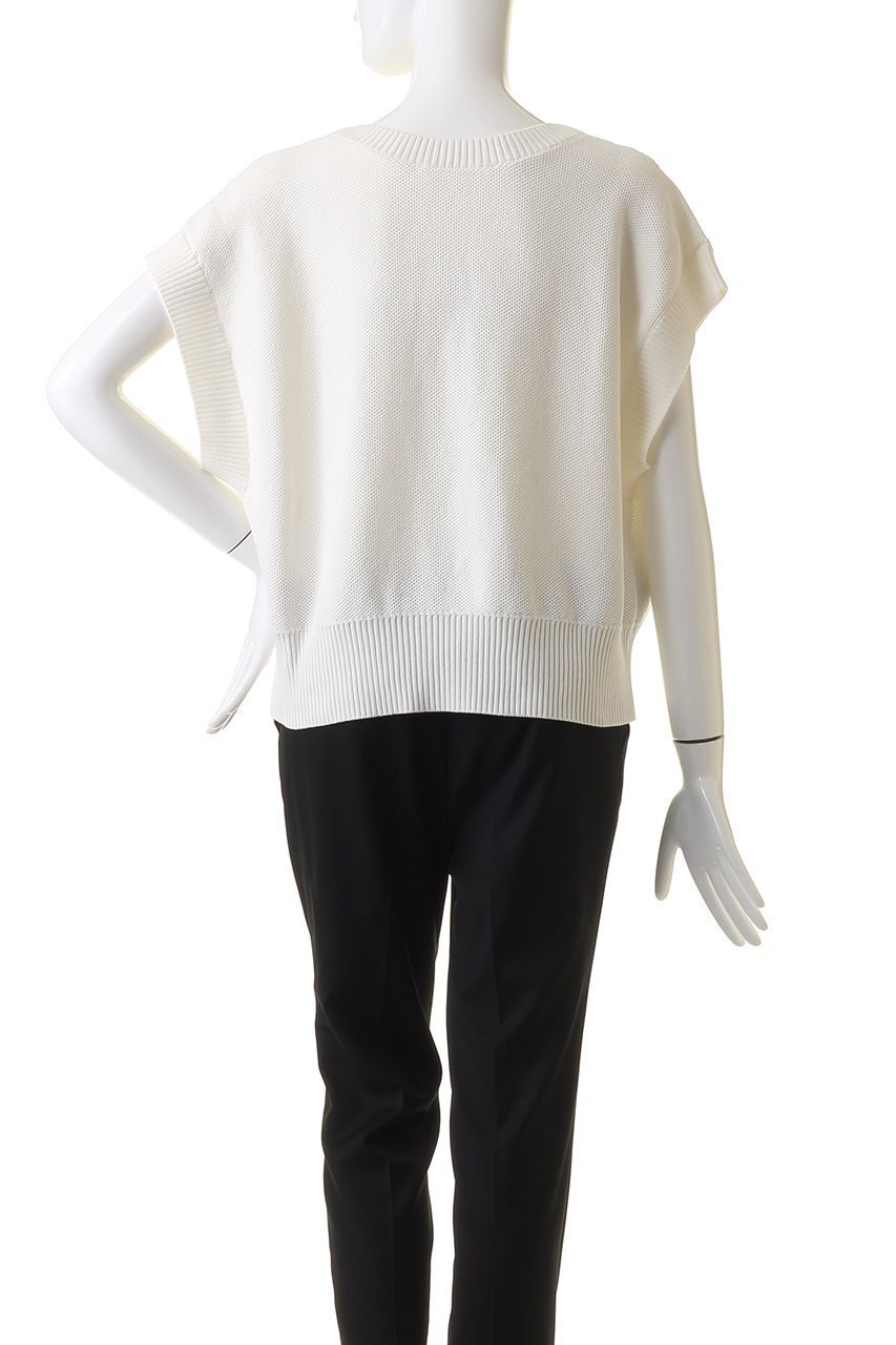 【プレインピープル/PLAIN PEOPLE】のコットンニットショートベスト 人気、トレンドファッション・服の通販 founy(ファニー) 　ファッション　Fashion　レディースファッション　Fashion for Women　トップス・カットソー　Cut & Sew Tops　ニット　Knit Tops & Sweaters　ベスト&ジレ / 重ね着スタイル　Vests & Gilets　カジュアルプルオーバー・ニットトップス　Pullovers & Knit Tops / Casual Pullovers　おすすめ　Recommended / Our Picks　コンパクト　Compact, Small Size　ショルダー　Shoulder, Shoulder Strap　スプリング　Spring, Spring Collection　セーター　Sweater, Knitwear　ドロップ　Drop Shoulder, Dropped Style　ベスト　Vest, Waistcoat　ロング　Long, Long-Length　other-4|ID: prp329100004608596 ipo3291000000032944247