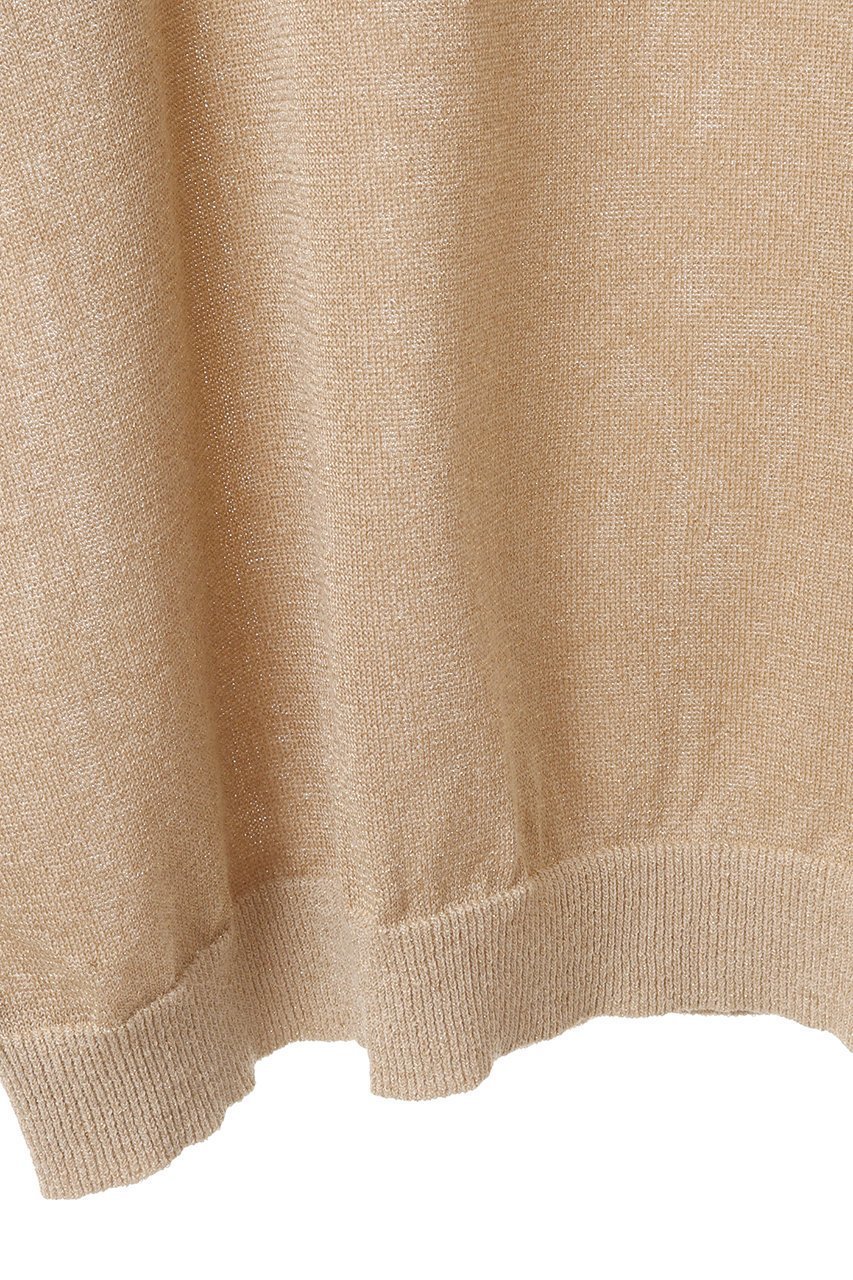 【マルティニーク/martinique】の【l heritage martinique】ラメニットポロシャツ 人気、トレンドファッション・服の通販 founy(ファニー) 　ファッション　Fashion　レディースファッション　Fashion for Women　トップス・カットソー　Cut & Sew Tops　ニット　Knit Tops & Sweaters　シャツ・ブラウス・オフィスカジュアル　Elegant Blouses & Button-Ups　ポロシャツ・きれいめカジュアル　Smart-Casual Polo Tops　カジュアルプルオーバー・ニットトップス　Pullovers & Knit Tops / Casual Pullovers　トレンド　Trend, Trending Now　ポロシャツ　Polo Shirt, Collared Tee　other-5|ID: prp329100004608597 ipo3291000000032944309