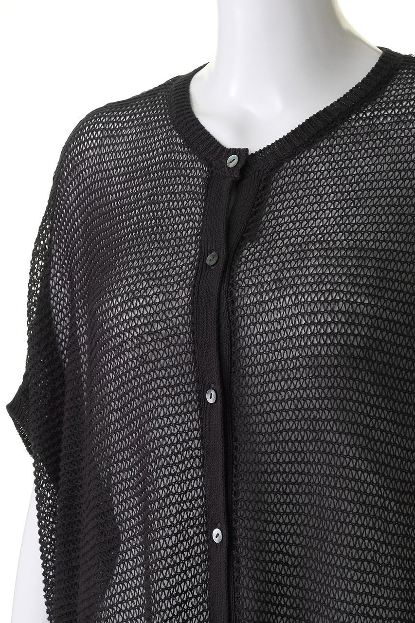 【ミズイロ インド/mizuiro ind】のmesh cocoon wide C/D カーディガン 人気、トレンドファッション・服の通販 founy(ファニー) 　ファッション　Fashion　レディースファッション　Fashion for Women　トップス・カットソー　Cut & Sew Tops　ニット　Knit Tops & Sweaters　カーディガン・羽織り　Layered Style Cardigans　おすすめ　Recommended / Our Picks　インナー　Innerwear　カーディガン　Cardigan, Knitwear　フロント　Front, Front Design　メッシュ　Mesh, Net Fabric　ワイド　Wide, Wide Fit　羽織　Haori, Light Jacket　other-5|ID: prp329100004608603 ipo3291000000032944510