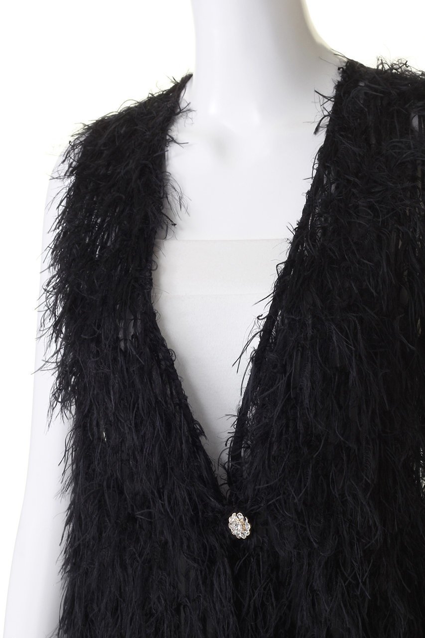 【ルール ロジェット/leur logette】のカットジャカードベスト 人気、トレンドファッション・服の通販 founy(ファニー) 　ファッション　Fashion　レディースファッション　Fashion for Women　アウター　Coat / Outerwear Collection　レディースジャケット・軽アウター　Jackets　ジャカード／ジャガード　Jacquard, Woven Pattern　ジャケット　Jacket, Outerwear　スパンコール　Sequins, Sequin Embellishment　チュール　Tulip, Tulip Motif　フェザー　Feather, Feather Detail　ベスト　Vest, Waistcoat　other-5|ID: prp329100004608606 ipo3291000000032944586
