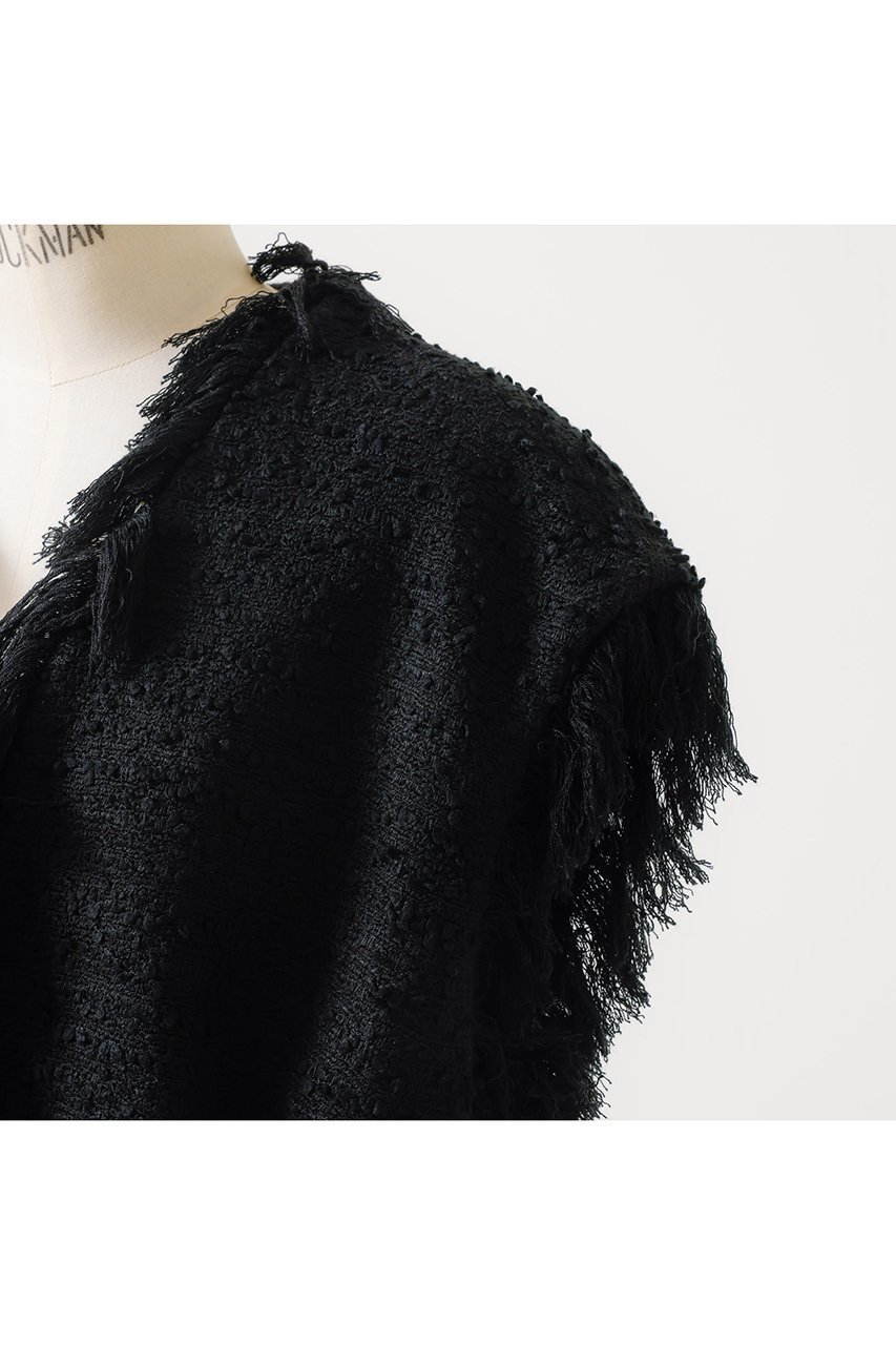 【デザイン ワークス/DESIGN WORKS】の【BEAUVET】ブラックツイードジレ 人気、トレンドファッション・服の通販 founy(ファニー) 　ファッション　Fashion　レディースファッション　Fashion for Women　アウター　Coat / Outerwear Collection　レディースジャケット・軽アウター　Jackets　ジャケット　Jacket, Outerwear　ツイード　Twill, Twill Weave　ベスト　Vest, Waistcoat　other-3|ID: prp329100004608618 ipo3291000000032945129