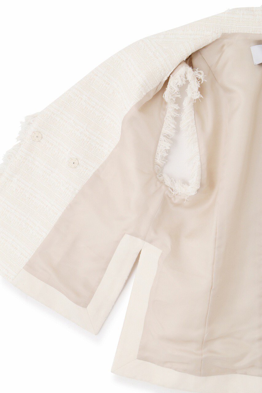 【アドーア/ADORE】のテープヤーンツィードジレ 人気、トレンドファッション・服の通販 founy(ファニー) 　ファッション　Fashion　レディースファッション　Fashion for Women　アウター　Coat / Outerwear Collection　レディースジャケット・軽アウター　Jackets　おすすめ　Recommended / Our Picks　ジャケット　Jacket, Outerwear　セットアップ　Set-Up, Coordinated Outfit　ツイード　Twill, Twill Weave　ベスト　Vest, Waistcoat　再入荷　Restock / Back in Stock　other-8|ID: prp329100004608621 ipo3291000000034989125