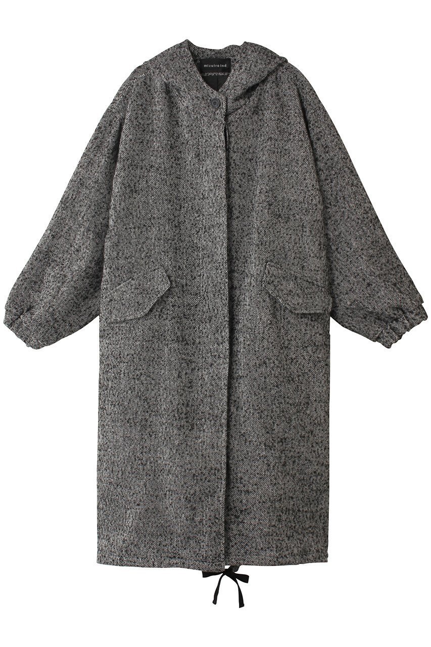 【ミズイロ インド/mizuiro ind】のhooded wide CT コート 人気、トレンドファッション・服の通販 founy(ファニー) 　ファッション　Fashion　レディースファッション　Fashion for Women　アウター　Coat / Outerwear Collection　コート・ロングコート・ピーコート　Long Coats, Peacoats & More　クラシカル　Classical, Vintage-Inspired　スリーブ　Sleeve, Long Sleeve / Short Sleeve　ミックス　Mix, Mixed Style　ロング　Long, Long-Length　ワイド　Wide, Wide Fit　A/W・秋冬　Autumn/Winter　 other-1|ID: prp329100004608628 ipo3291000000032945606