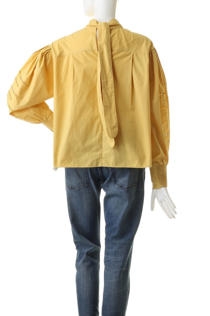 【マリリンムーン/MARILYN MOON】の2way ポプリンコットンカットワークブラウス 人気、トレンドファッション・服の通販 founy(ファニー) 　ファッション　Fashion　レディースファッション　Fashion for Women　トップス・カットソー　Cut & Sew Tops　シャツ・ブラウス・オフィスカジュアル　Elegant Blouses & Button-Ups　スリーブ　Sleeve, Long Sleeve / Short Sleeve　ハンド　Hand, Handmade　バランス　Balance, Style Balance　モダン　Modern, Contemporary　リボン　Ribbon, Bow　ロング　Long, Long-Length　other-4|ID: prp329100004608631 ipo3291000000034956080