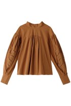 【マリリンムーン/MARILYN MOON】の2way ポプリンコットンカットワークブラウス 人気、トレンドファッション・服の通販 founy(ファニー) ファッション Fashion レディースファッション Fashion for Women トップス・カットソー Cut & Sew Tops シャツ・ブラウス・オフィスカジュアル Elegant Blouses & Button-Ups スリーブ Sleeve, Long Sleeve / Short Sleeve ハンド Hand, Handmade バランス Balance, Style Balance モダン Modern, Contemporary リボン Ribbon, Bow ロング Long, Long-Length thumbnail キャメル|ID: prp329100004608631 ipo3291000000035690552