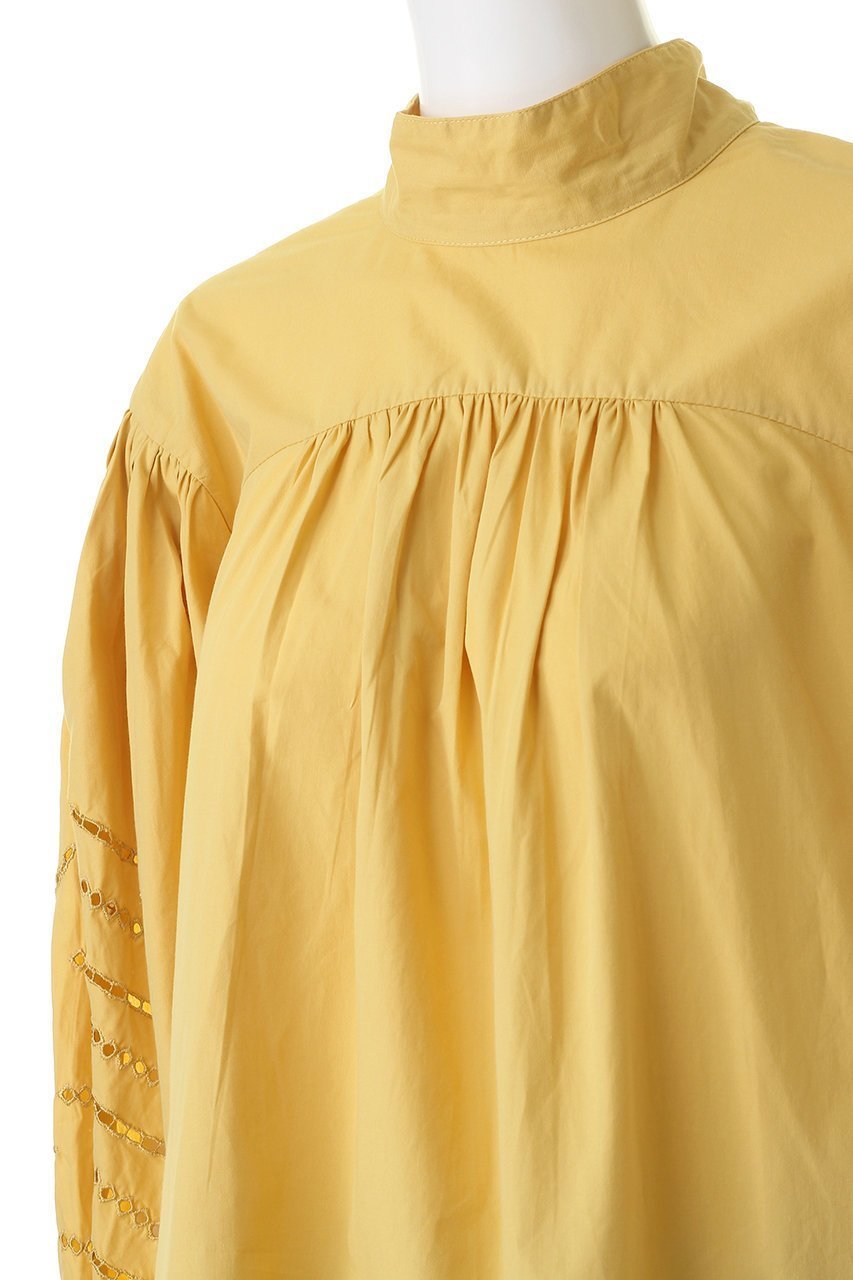 【マリリンムーン/MARILYN MOON】の2way ポプリンコットンカットワークブラウス 人気、トレンドファッション・服の通販 founy(ファニー) 　ファッション　Fashion　レディースファッション　Fashion for Women　トップス・カットソー　Cut & Sew Tops　シャツ・ブラウス・オフィスカジュアル　Elegant Blouses & Button-Ups　スリーブ　Sleeve, Long Sleeve / Short Sleeve　ハンド　Hand, Handmade　バランス　Balance, Style Balance　モダン　Modern, Contemporary　リボン　Ribbon, Bow　ロング　Long, Long-Length　other-5|ID: prp329100004608631 ipo3291000000035690556