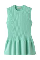 【デザイン ワークス/DESIGN WORKS】のリブペプラムプルオーバー グリーン|ID: prp329100004608632 ipo3291000000034957430