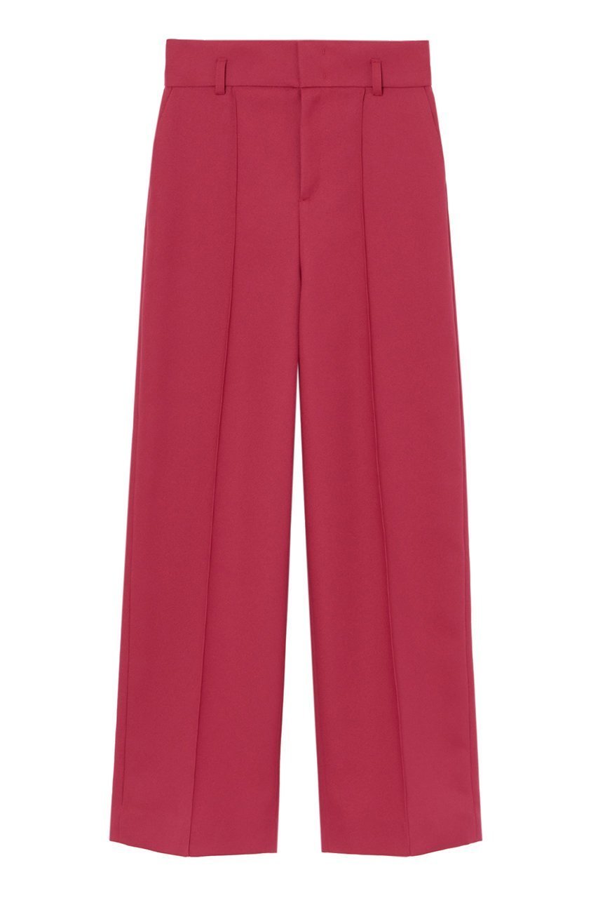 【アナイ/ANAYI】のブライトツイルセミワイドパンツ 人気、トレンドファッション・服の通販 founy(ファニー) 　ファッション　Fashion　レディースファッション　Fashion for Women　パンツ　Pants & Trousers　センター　Center, Center Line　ツイル　Twist, Twisted Detail　フロント　Front, Front Design　ベーシック　Basic, Essential　メタル　Metal, Metal Parts　モダン　Modern, Contemporary　ワイド　Wide, Wide Fit　今季　This Season, Current Season　再入荷　Restock / Back in Stock　other-3|ID: prp329100004608633 ipo3291000000035055281