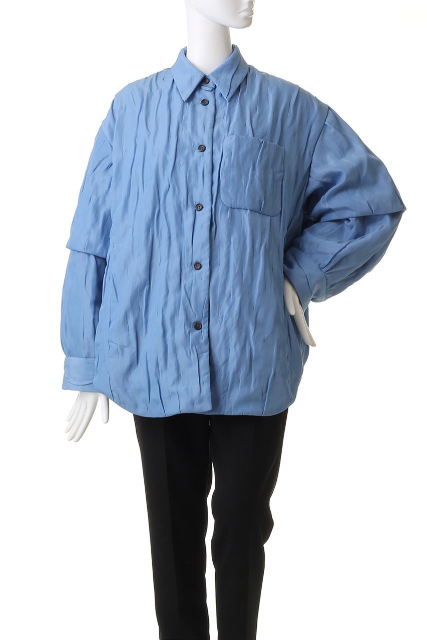 【クラネ/CLANE】のPADDED CRUMPLY SHIRT JACKET ジャケット 人気、トレンドファッション・服の通販 founy(ファニー) 　ファッション　Fashion　レディースファッション　Fashion for Women　アウター　Coat / Outerwear Collection　レディースジャケット・軽アウター　Jackets　ジャケット　Jacket, Outerwear　半袖　Short Sleeve, Half Sleeve　other-2|ID: prp329100004608639 ipo3291000000032946244