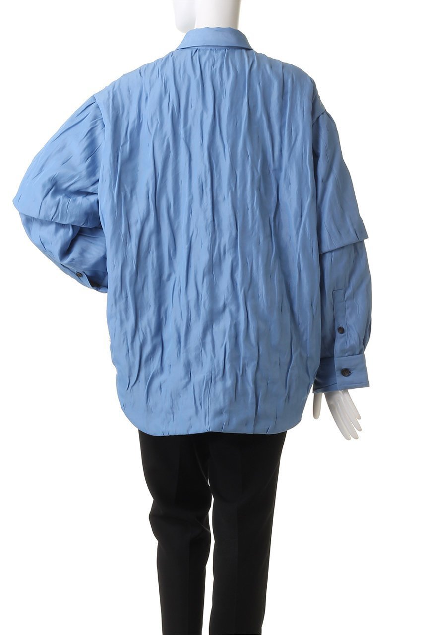 【クラネ/CLANE】のPADDED CRUMPLY SHIRT JACKET ジャケット 人気、トレンドファッション・服の通販 founy(ファニー) 　ファッション　Fashion　レディースファッション　Fashion for Women　アウター　Coat / Outerwear Collection　レディースジャケット・軽アウター　Jackets　ジャケット　Jacket, Outerwear　半袖　Short Sleeve, Half Sleeve　other-4|ID: prp329100004608639 ipo3291000000032946256