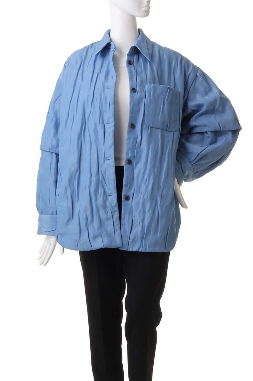【クラネ/CLANE】のPADDED CRUMPLY SHIRT JACKET ジャケット 人気、トレンドファッション・服の通販 founy(ファニー) 　ファッション　Fashion　レディースファッション　Fashion for Women　アウター　Coat / Outerwear Collection　レディースジャケット・軽アウター　Jackets　ジャケット　Jacket, Outerwear　半袖　Short Sleeve, Half Sleeve　other-8|ID: prp329100004608639 ipo3291000000032946282