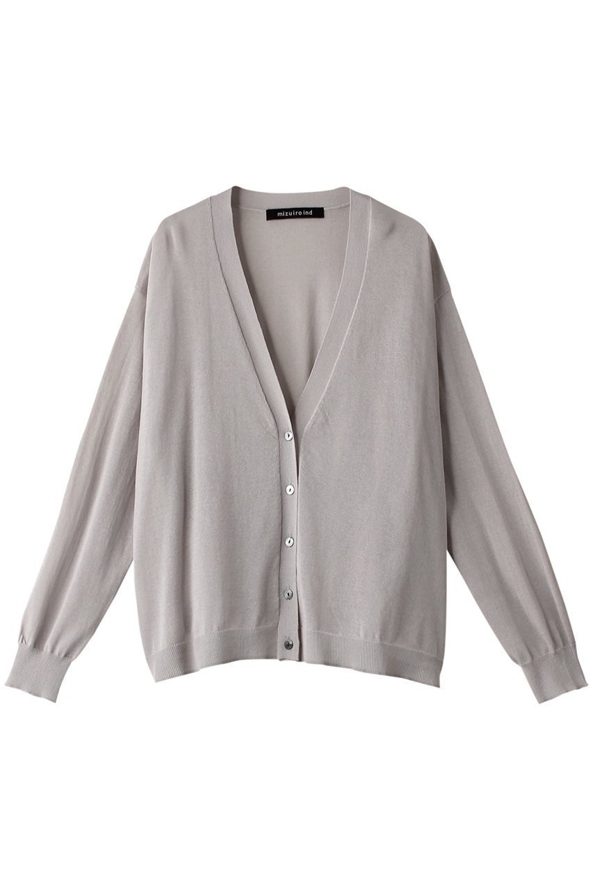 【ミズイロ インド/mizuiro ind】のhigh gauge V neck C/D カーディガン インテリア・キッズ・メンズ・レディースファッション・服の通販 founy(ファニー) 　ファッション　Fashion　レディースファッション　Fashion for Women　トップス・カットソー　Cut & Sew Tops　ニット　Knit Tops & Sweaters　カーディガン・羽織り　Layered Style Cardigans　カーディガン　Cardigan, Knitwear　シアー　Sheer, See-Through　シンプル　Simple, Minimal　夏　Summer　春　Spring　S/S・春夏　SS, Spring/Summer, Warm Season　beige|ID: prp329100004608643 ipo3291000000032946318