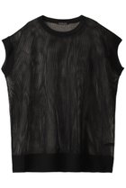 【ミズイロ インド/mizuiro ind】のmesh pattern vest ベスト black|ID: prp329100004608651 ipo3291000000032946454