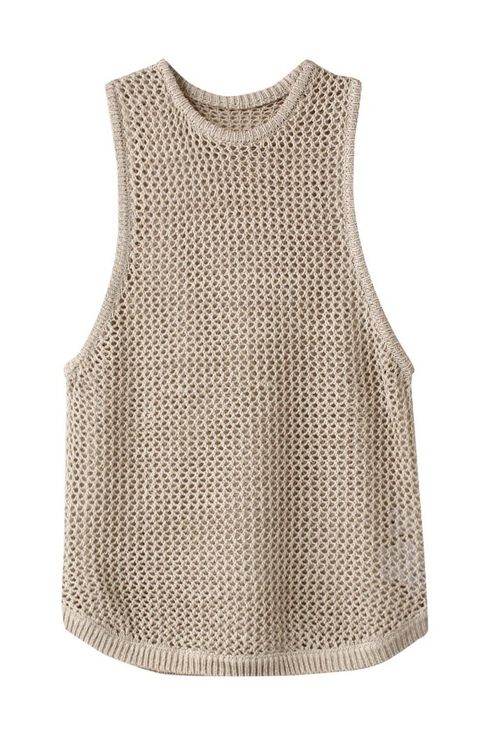 【クラネ/CLANE】のROUND MESH KNIT TOPS/トップス インテリア・キッズ・メンズ・レディースファッション・服の通販 founy(ファニー) https://founy.com/ ファッション Fashion レディースファッション Fashion for Women トップス・カットソー Cut & Sew Tops ニット Knit Tops & Sweaters カジュアルプルオーバー・ニットトップス Pullovers & Knit Tops / Casual Pullovers インナー Innerwear シンプル Simple, Minimal バランス Balance, Style Balance メッシュ Mesh, Net Fabric ラウンド Round, Round Neck 夏 Summer |ID: prp329100004608664 ipo3291000000032946607