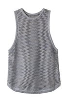 【クラネ/CLANE】のROUND MESH KNIT TOPS/トップス BLUE|ID: prp329100004608664 ipo3291000000032946622