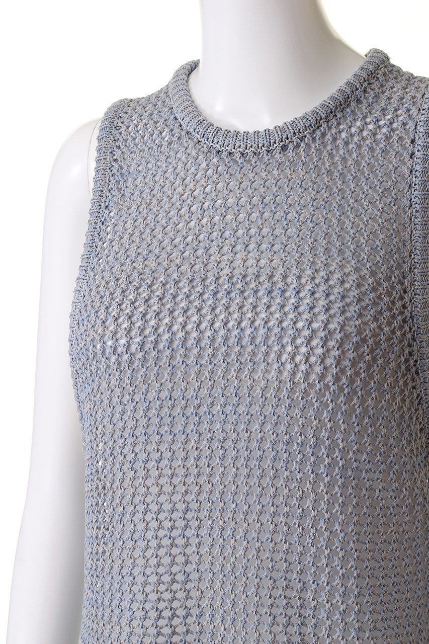 【クラネ/CLANE】のROUND MESH KNIT TOPS/トップス 人気、トレンドファッション・服の通販 founy(ファニー) 　ファッション　Fashion　レディースファッション　Fashion for Women　トップス・カットソー　Cut & Sew Tops　ニット　Knit Tops & Sweaters　カジュアルプルオーバー・ニットトップス　Pullovers & Knit Tops / Casual Pullovers　インナー　Innerwear　シンプル　Simple, Minimal　バランス　Balance, Style Balance　メッシュ　Mesh, Net Fabric　ラウンド　Round, Round Neck　夏　Summer　other-5|ID: prp329100004608664 ipo3291000000032946652