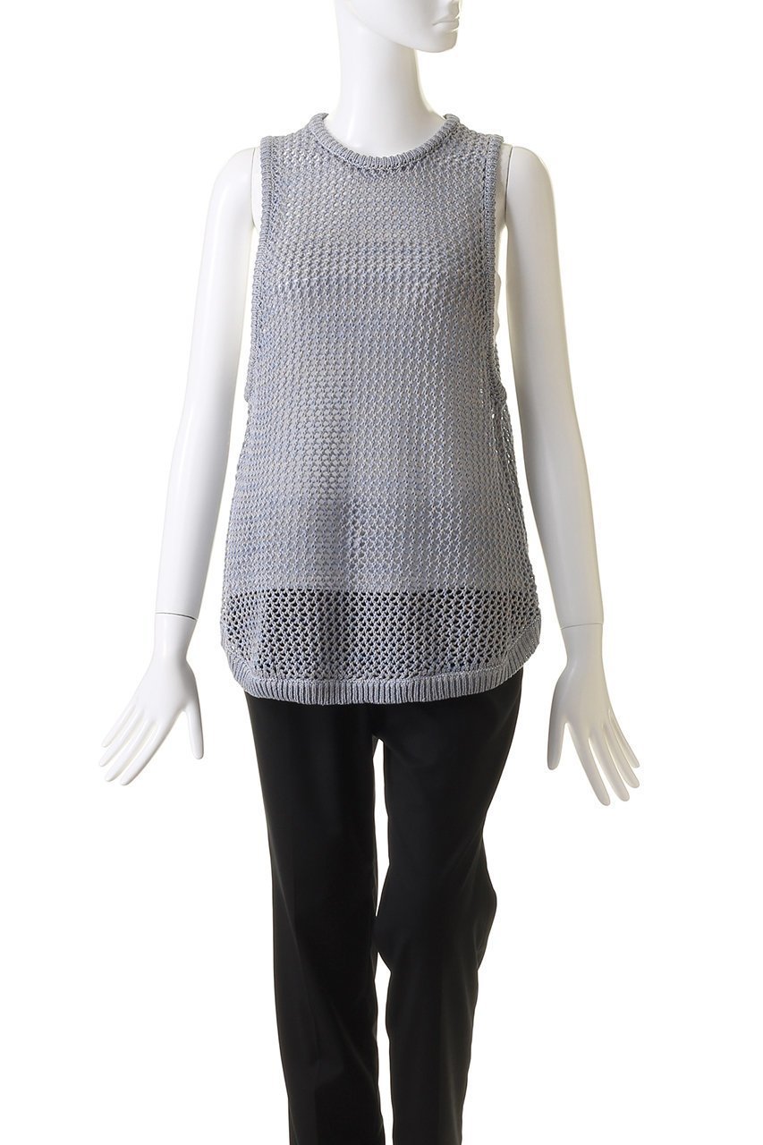 【クラネ/CLANE】のROUND MESH KNIT TOPS/トップス 人気、トレンドファッション・服の通販 founy(ファニー) ファッション Fashion レディースファッション Fashion for Women トップス・カットソー Cut & Sew Tops ニット Knit Tops & Sweaters カジュアルプルオーバー・ニットトップス Pullovers & Knit Tops / Casual Pullovers インナー Innerwear シンプル Simple, Minimal バランス Balance, Style Balance メッシュ Mesh, Net Fabric ラウンド Round, Round Neck 夏 Summer other-2|ID: prp329100004608664 ipo3291000000035981353