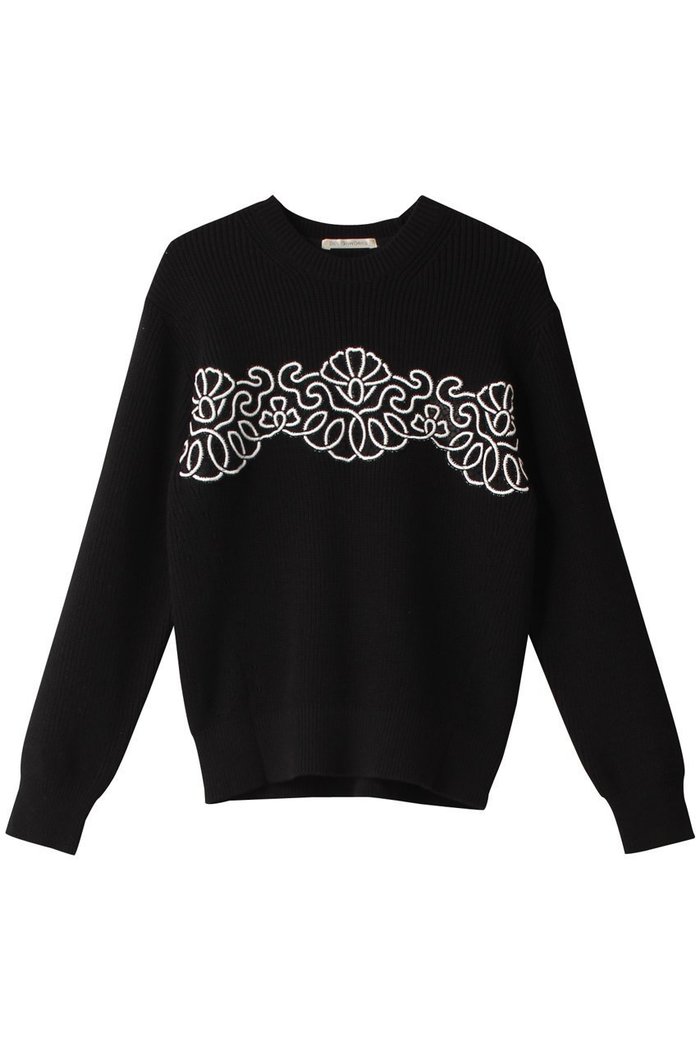 【デザイン ワークス/DESIGN WORKS】のレースコンビニットプルオーバー インテリア・キッズ・メンズ・レディースファッション・服の通販 founy(ファニー) https://founy.com/ ファッション Fashion レディースファッション Fashion for Women トップス・カットソー Cut & Sew Tops ニット Knit Tops & Sweaters カジュアルプルオーバー・ニットトップス Pullovers & Knit Tops / Casual Pullovers コンパクト Compact, Small Size シアー Sheer, See-Through メッシュ Mesh, Net Fabric モチーフ Motif, Design Theme モノトーン Monotone, Black and White エレガント 上品 Elegant |ID: prp329100004608673 ipo3291000000035550525