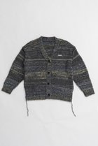【プランク プロジェクト/PRANK PROJECT】のカスリボーダーニットカーディガン/Blur Border Knit Cardigan BLU(ブルー)|ID: prp329100004608674 ipo3291000000032946756
